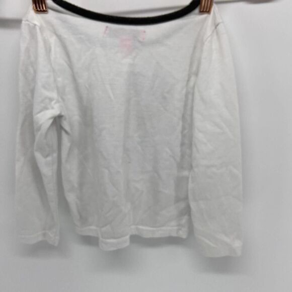 Betsey Johnson Girls Flower Crown Leopard long sleeve T-shirt girls 5 - Picture 4 of 5